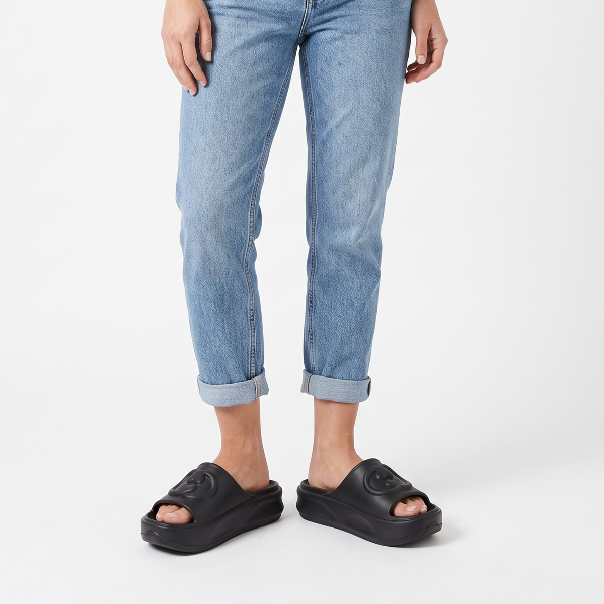 SANDALIA MUJER STHEF CASUAL NEGRO 7886