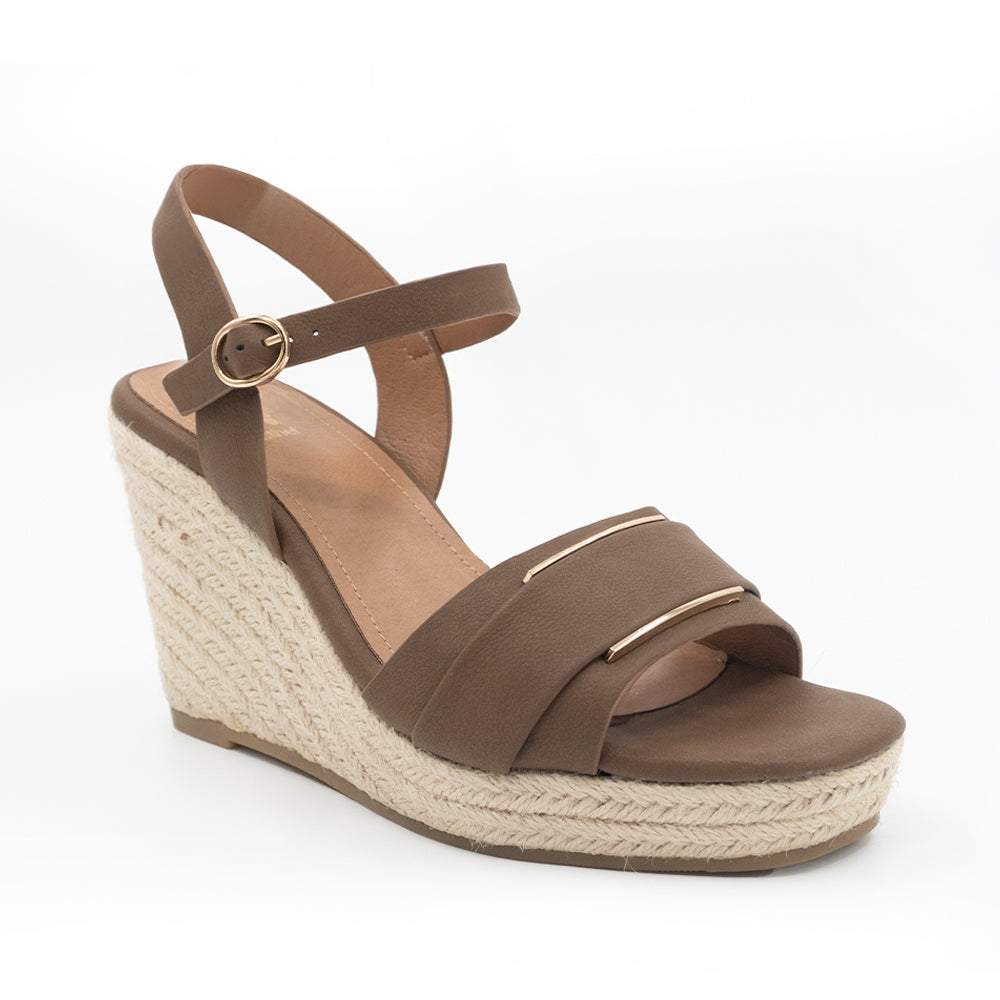 SANDALIA MUJER STHEF CASUAL CAFE 8421