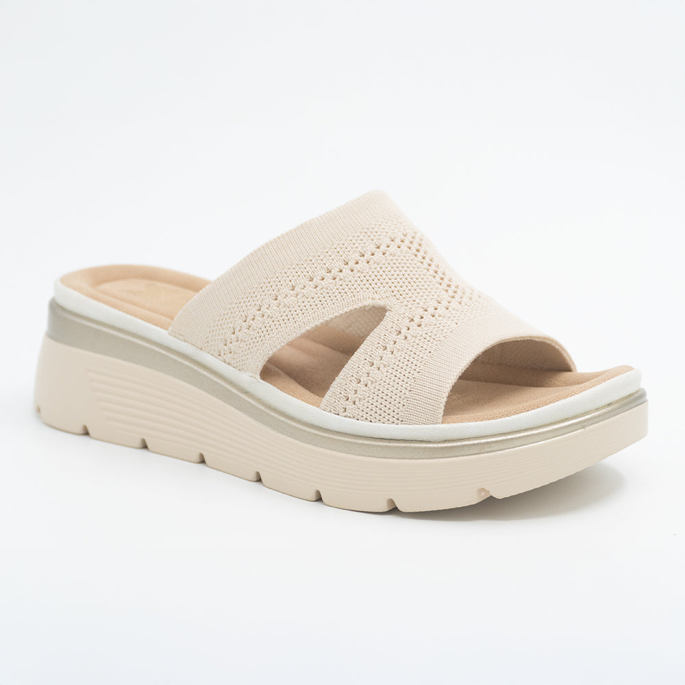 SANDALIA MUJER STHEF CASUAL BEIGE 8472