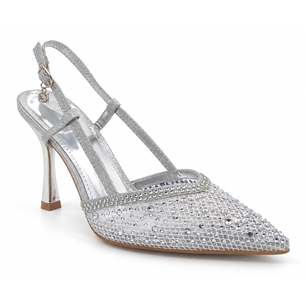 ZAPATO MUJER STHEF FIESTA PLATA 8541