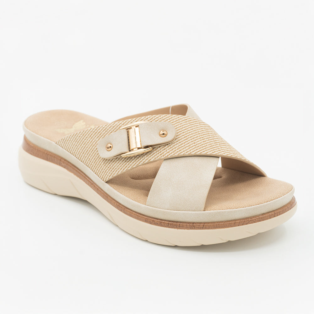 SANDALIA MUJER STHEF CASUAL OFF WHITE 8471