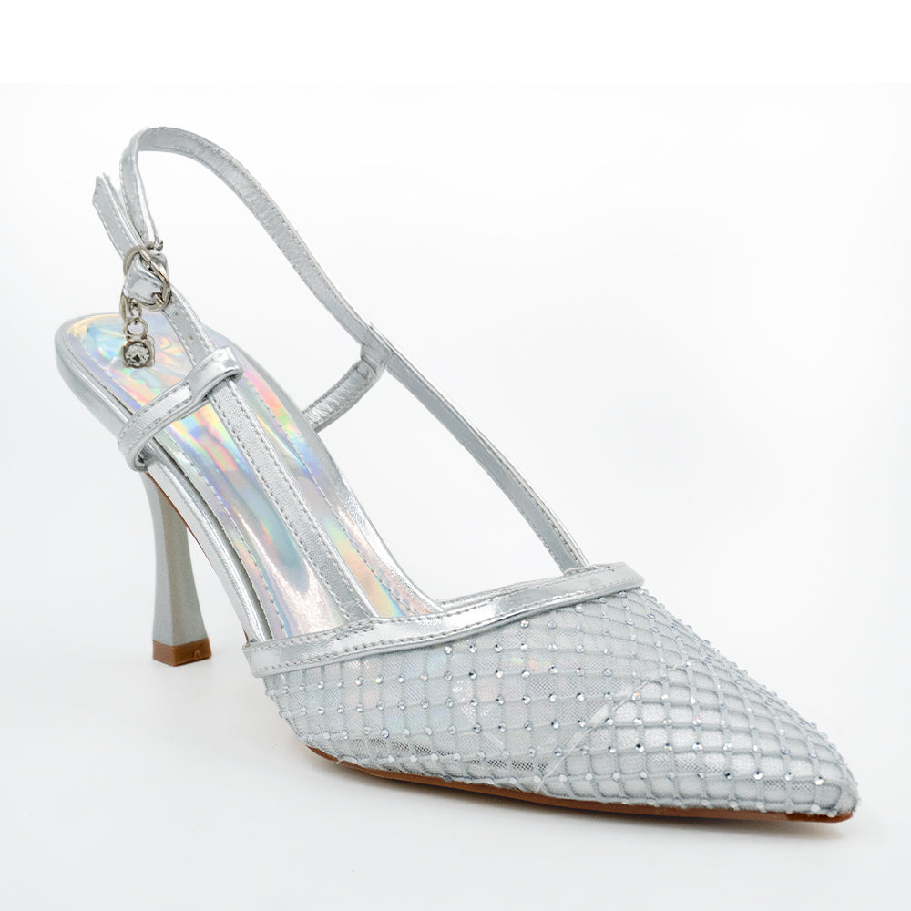 ZAPATO MUJER STHEF FIESTA PLATA 8540