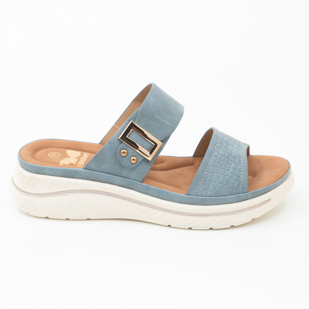 SANDALIA MUJER STHEF CASUAL DENIM 8446