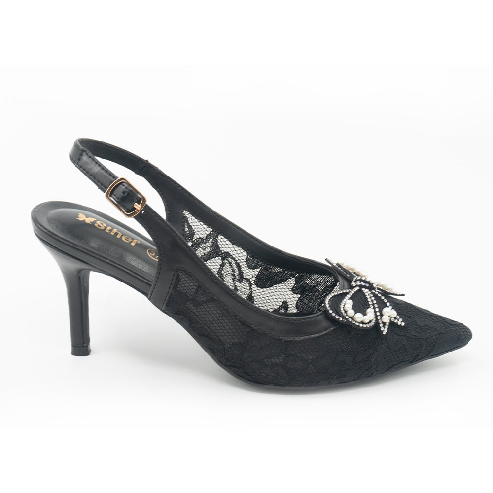ZAPATO MUJER STHEF FIESTA NEGRO 8487