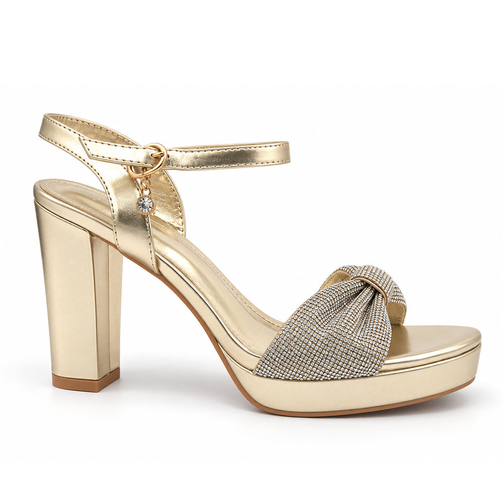 SANDALIA MUJER STHEF FIESTA DORADO 8535