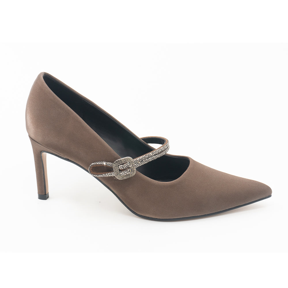 ZAPATO MUJER STHEF VESTIR CAFE 8477