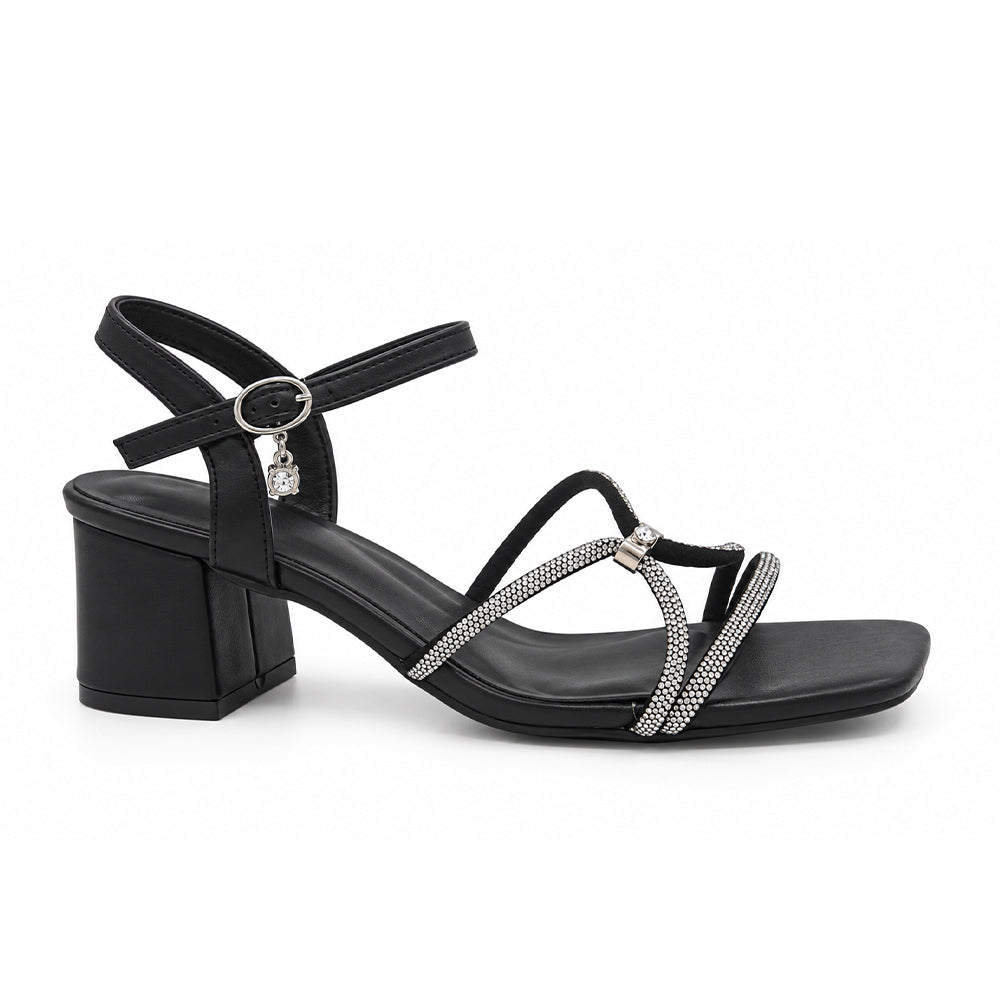 SANDALIA MUJER STHEF FIESTA NEGRO 8527