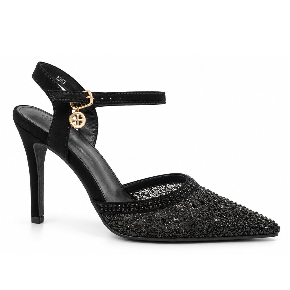 ZAPATO MUJER STHEF FIESTA NEGRO 8303