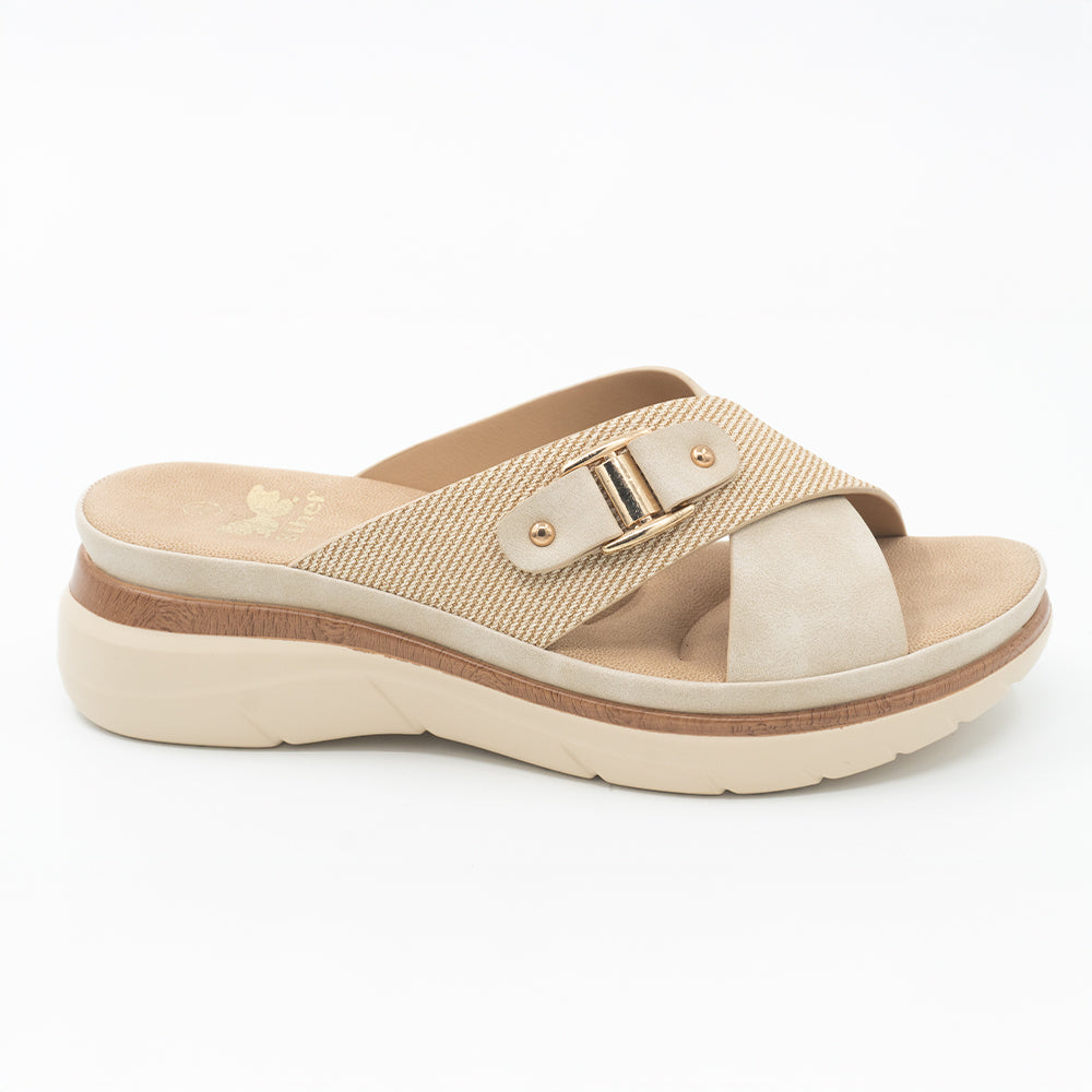SANDALIA MUJER STHEF CASUAL OFF WHITE 8471