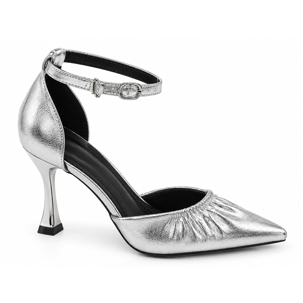 ZAPATO MUJER STHEF FIESTA PLATA 8480