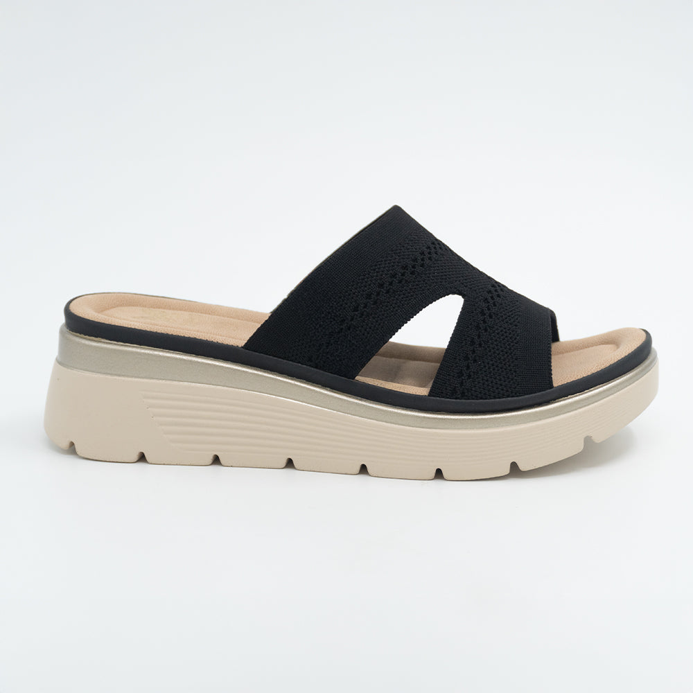 SANDALIA MUJER STHEF CASUAL NEGRO 8472
