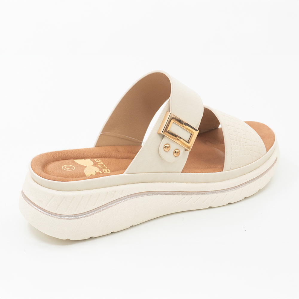 SANDALIA MUJER STHEF CASUAL BEIGE 8446