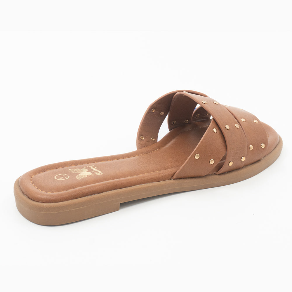 SANDALIA MUJER STHEF CASUAL CAMEL 8450