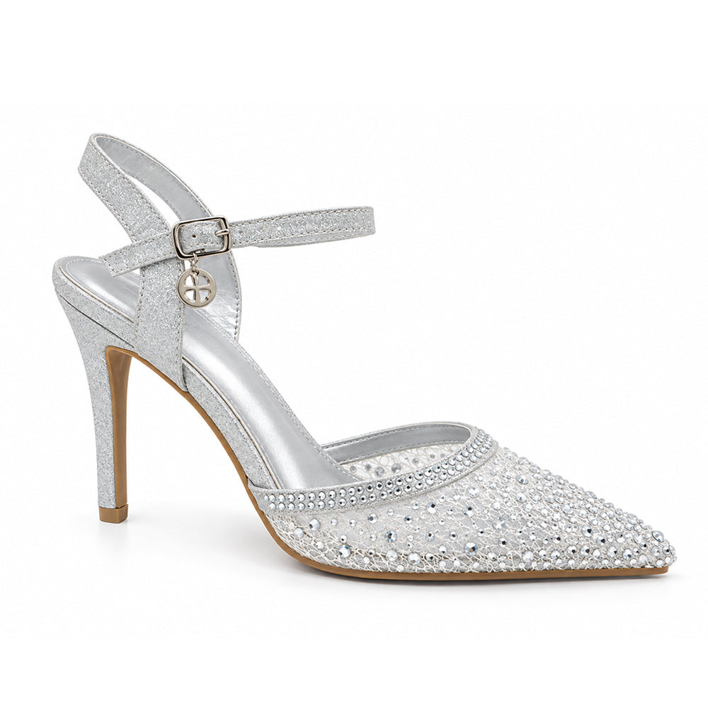 ZAPATO MUJER STHEF FIESTA PLATA 8303