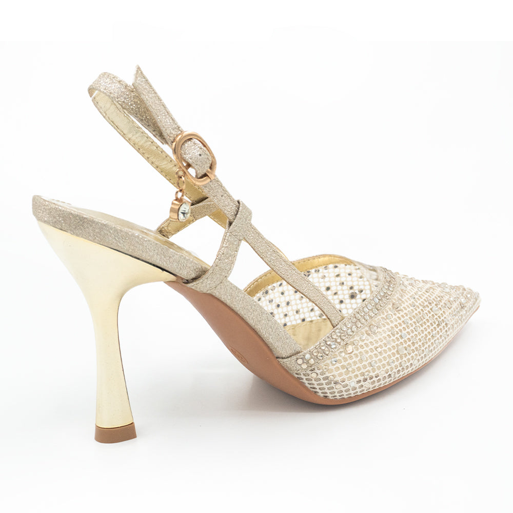 ZAPATO MUJER STHEF FIESTA CHAMPAGNE 8541