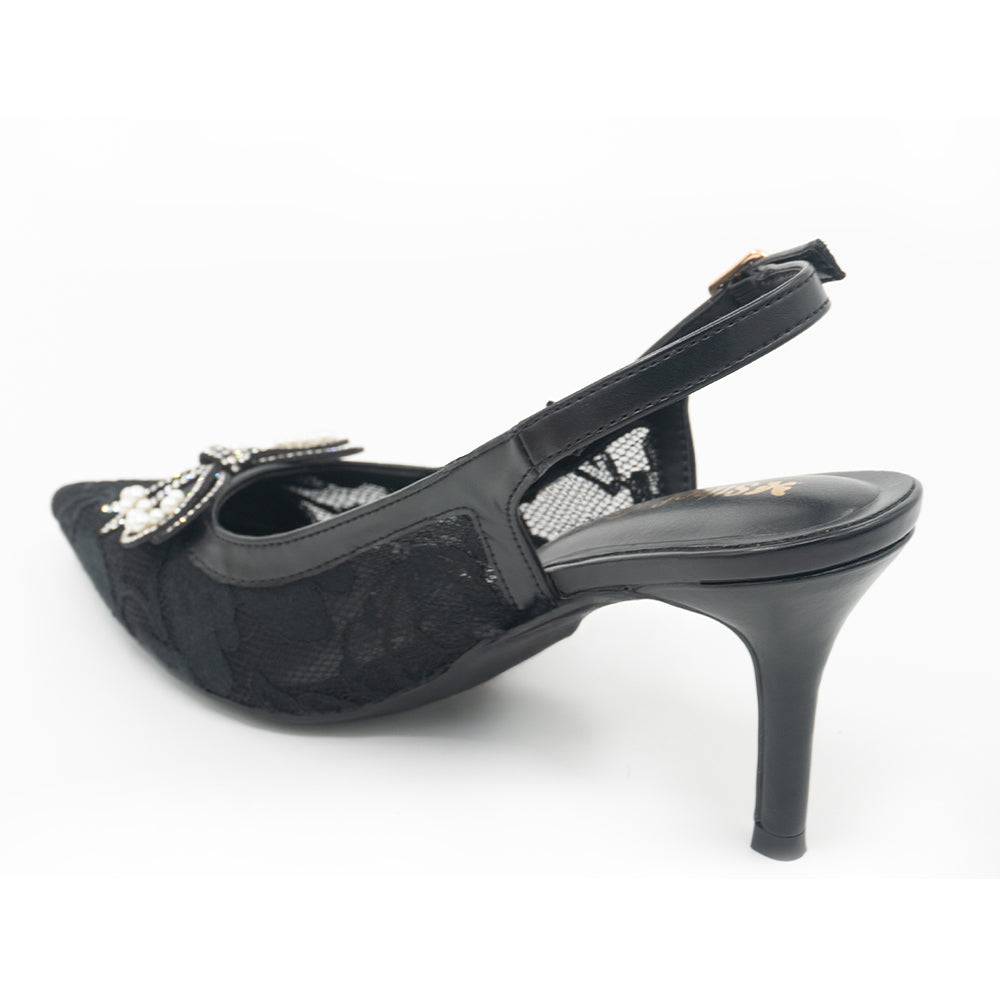 ZAPATO MUJER STHEF FIESTA NEGRO 8487