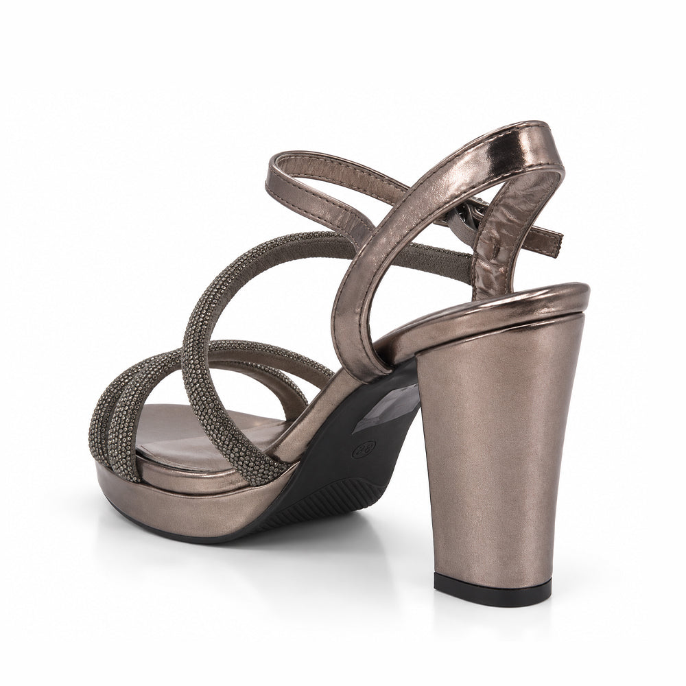SANDALIA MUJER STHEF FIESTA PEWTER 8533