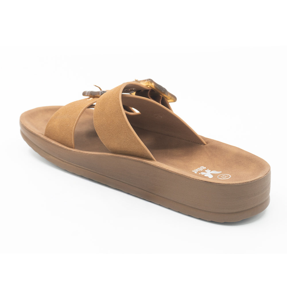 SANDALIA MUJER STHEF CASUAL MARRON 8425