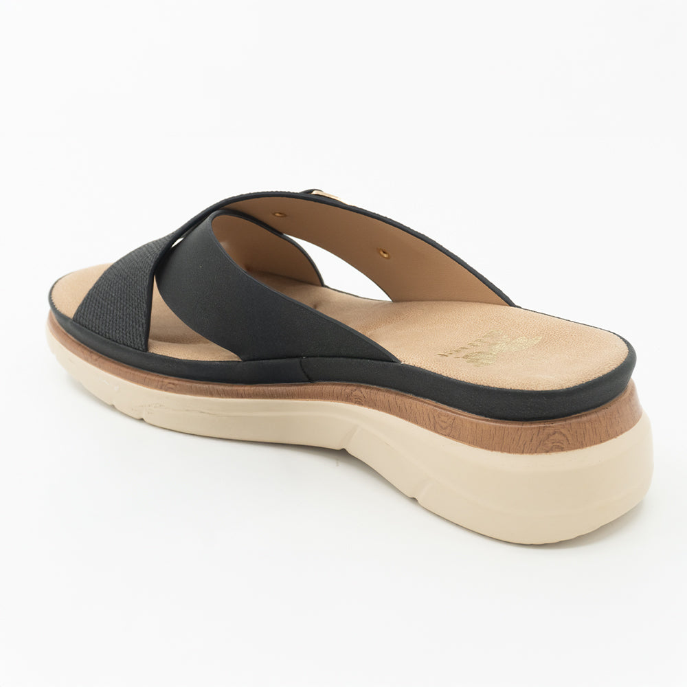 SANDALIA MUJER STHEF CASUAL NEGRO 8471