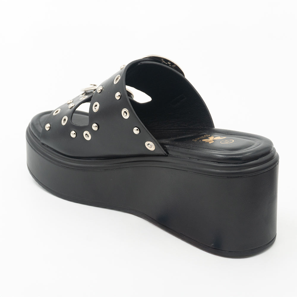 SANDALIA MUJER STHEF CASUAL NEGRO 8437