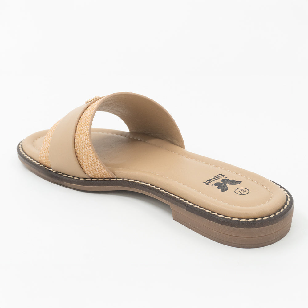 SANDALIA MUJER STHEF CASUAL BEIGE 8454