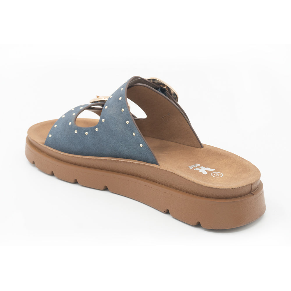 SANDALIA MUJER STHEF CASUAL AZUL 8428