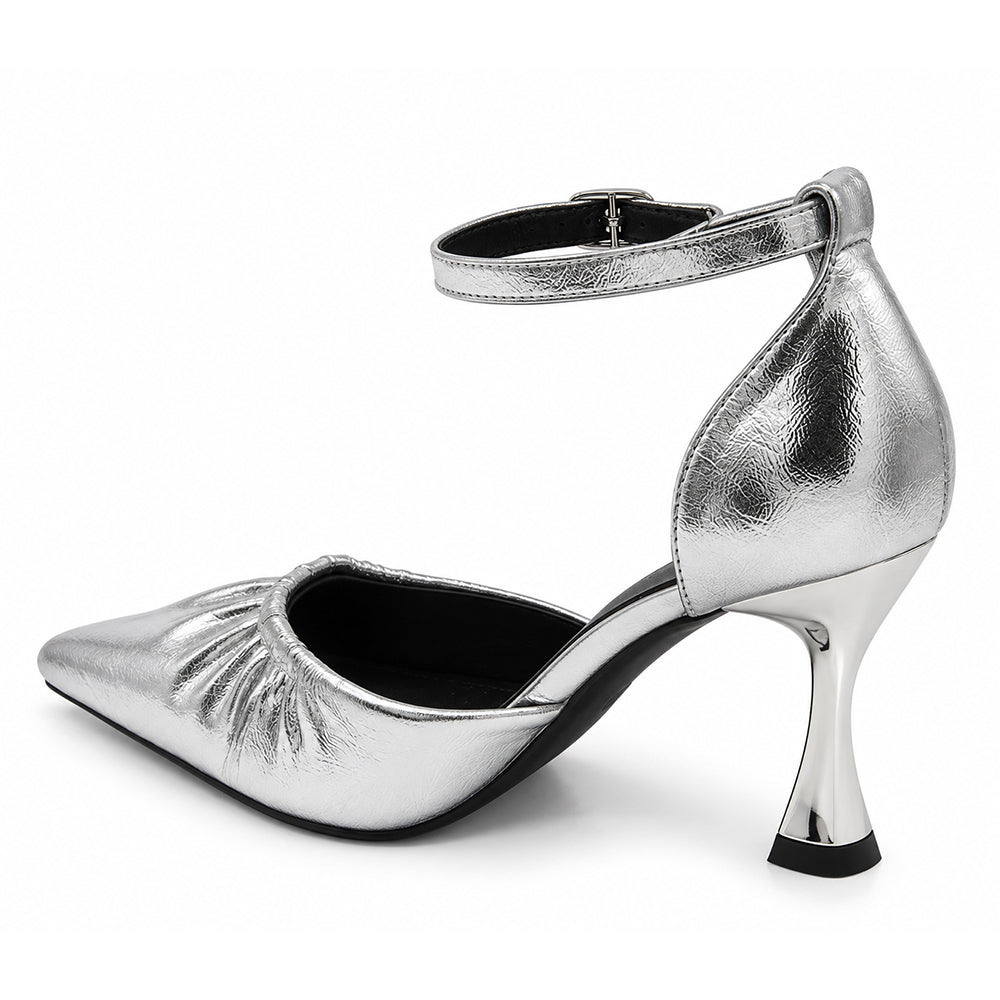 ZAPATO MUJER STHEF FIESTA PLATA 8480