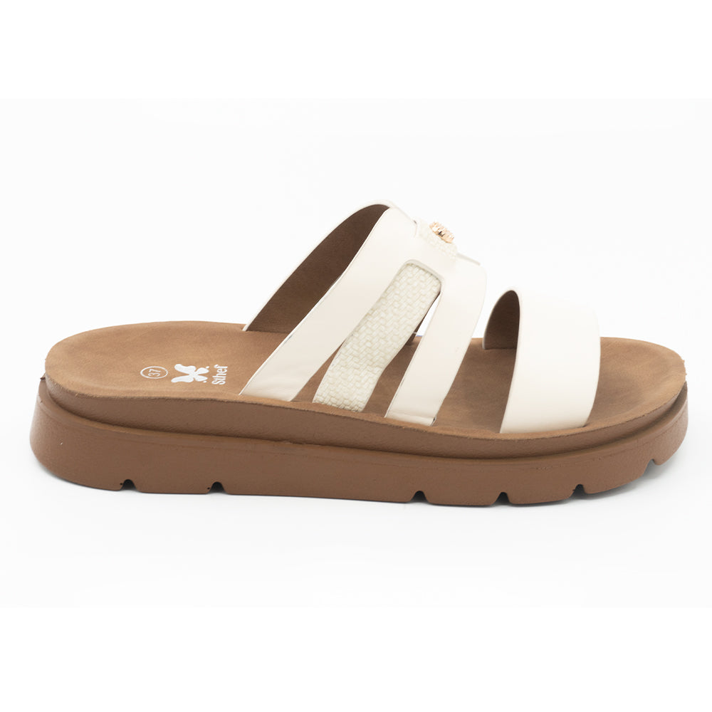SANDALIA MUJER STHEF CASUAL BEIGE 8427