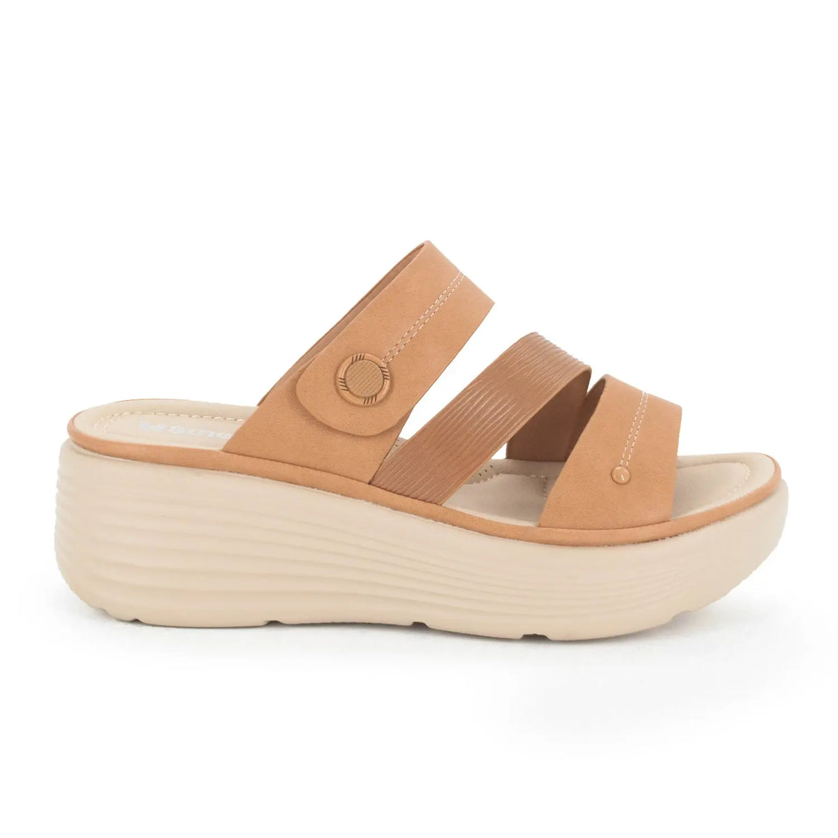 SANDALIA MUJER STHEF CASUAL MARRON 8004