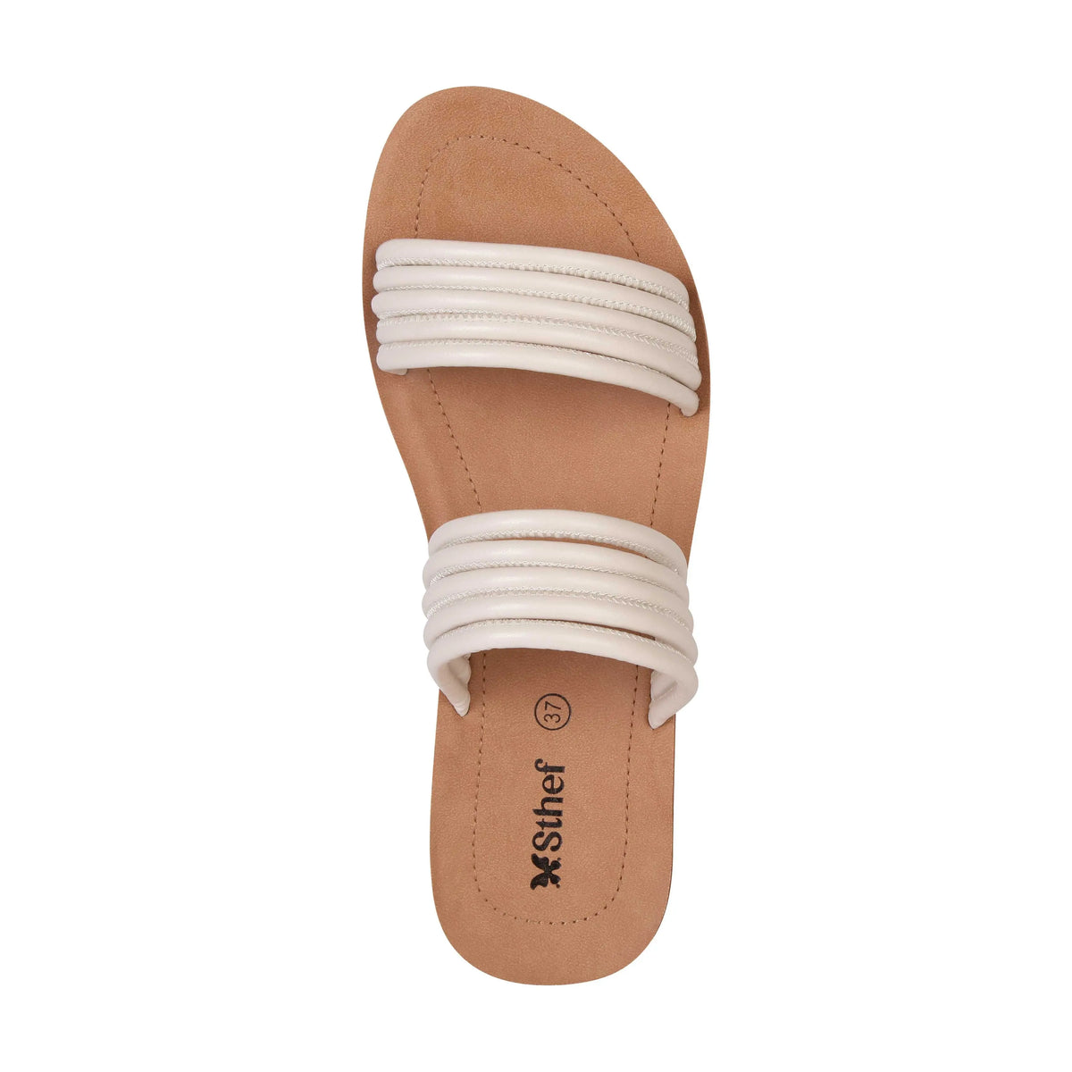SANDALIA MUJER STHEF CASUAL OFF WHITE 8022