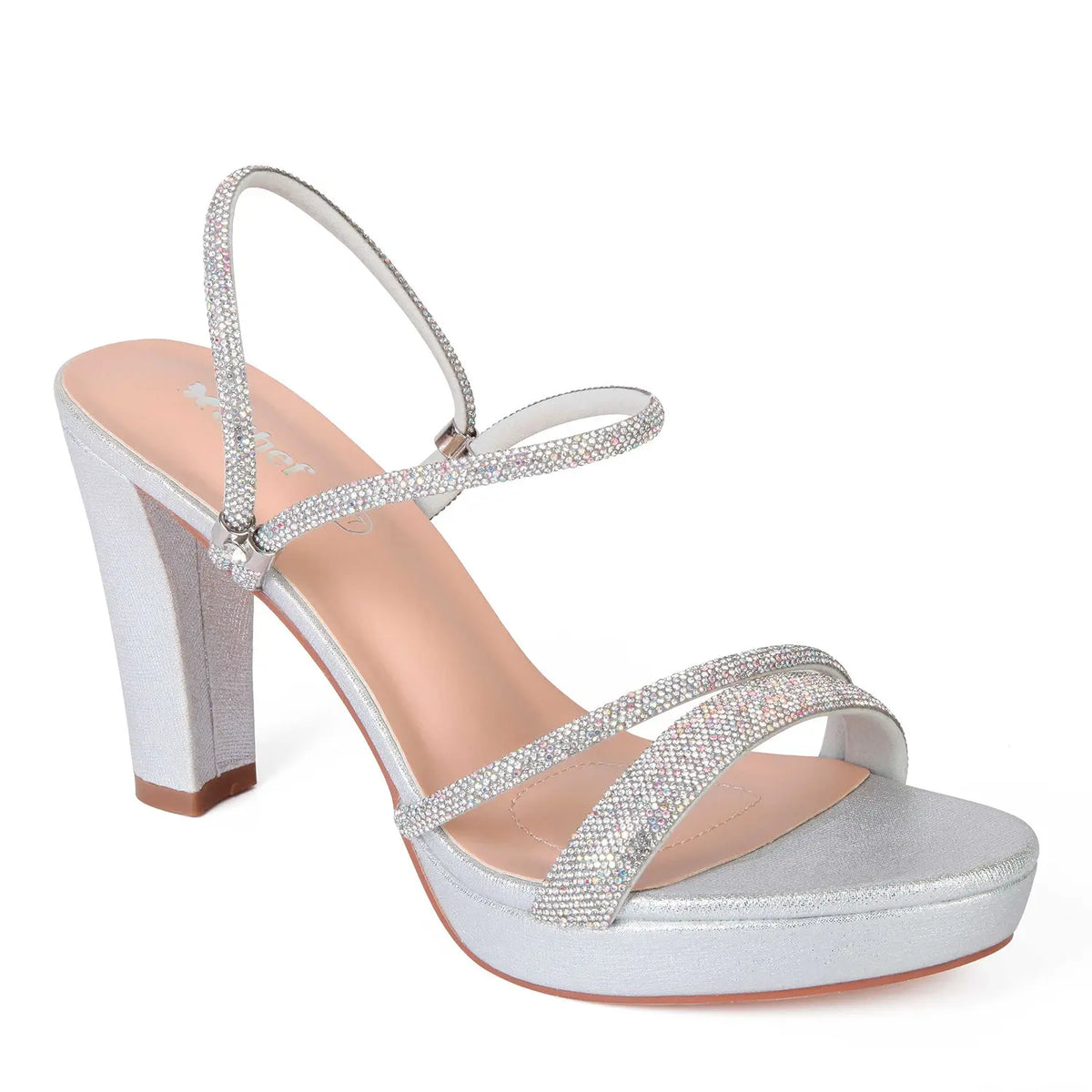 SANDALIA MUJER STHEF FIESTA PLATA 7990