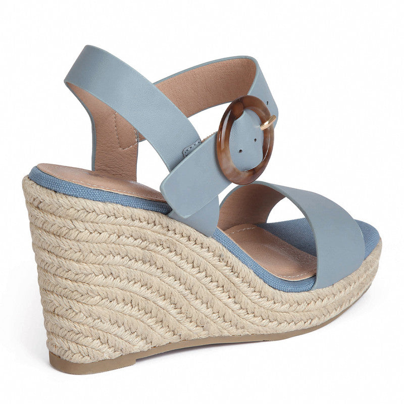 SANDALIA MUJER STHEF CASUAL AZUL 7783