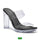 Sandalias para Mujer 22-15902 TRANSPARENTE/PRETO Via Marte