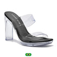 Sandalias para Mujer 22-15902 TRANSPARENTE/PRETO Via Marte