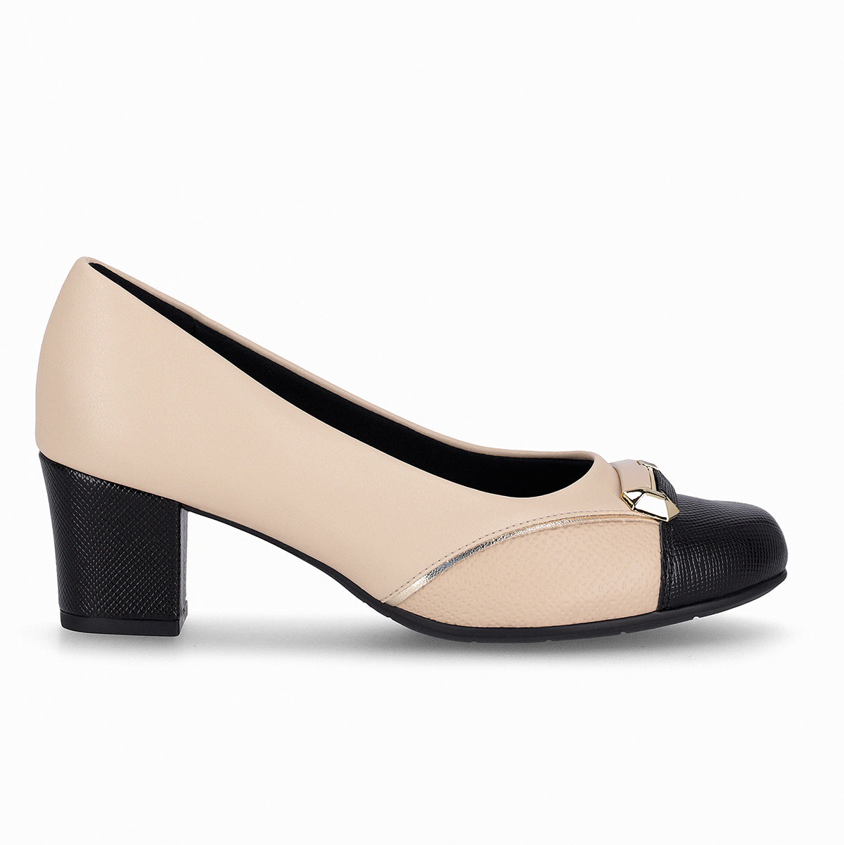 ZAPATO JOANETE MUJER PICCADILLY BRULE/OURO/PRETO 11019800000001