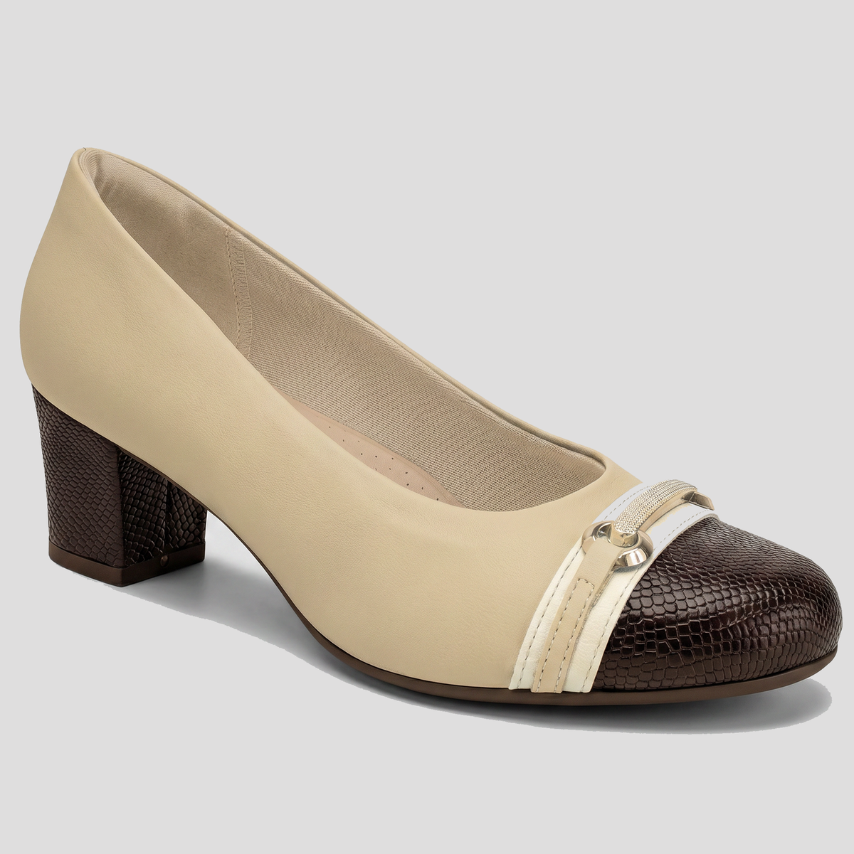 ZAPATO JOANETE MUJER PICCADILLY BRULE/CACAU/OFF WHITE 11020400000001