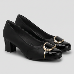 ZAPATO JOANETE MUJER PICCADILLY PRETO/OURO 11020500000006