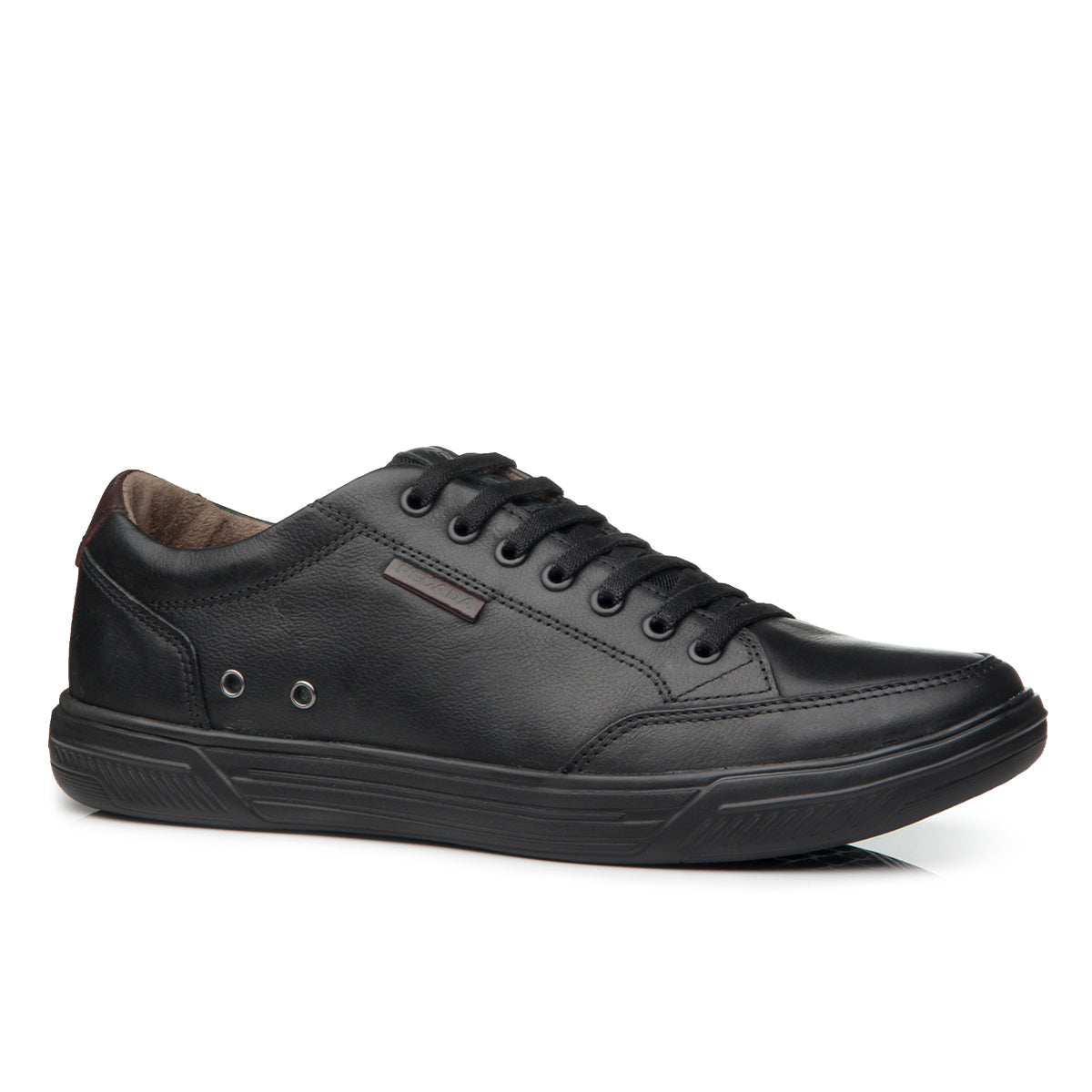 ZAPATILLA HOMBRE PEGADA CUERO PRETO 110403-06