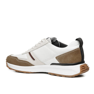ZAPATILLA HOMBRE PEGADA CUERO BRANCO/CONHAQUE 110751-02