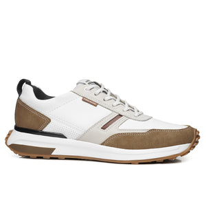 ZAPATILLA HOMBRE PEGADA CUERO BRANCO/CONHAQUE 110751-02