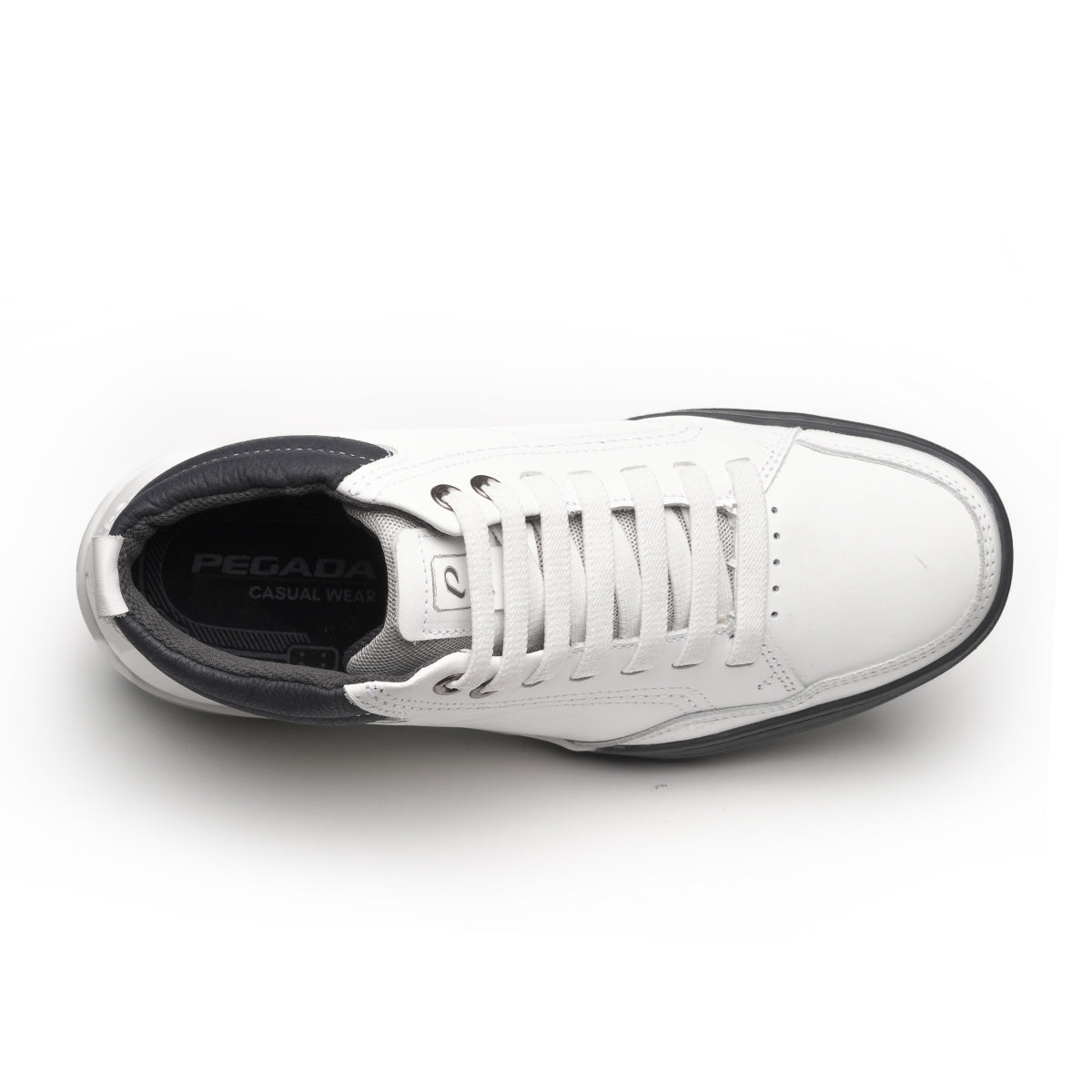 ZAPATILLA HOMBRE PEGADA CUERO BRANCO 111003-01