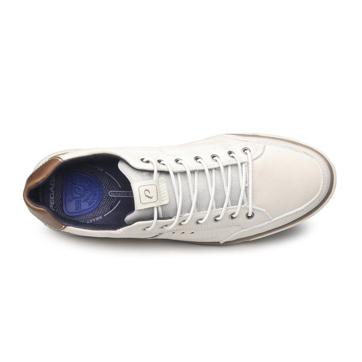 ZAPATILLA HOMBRE PEGADA CUERO MILK 111102-04