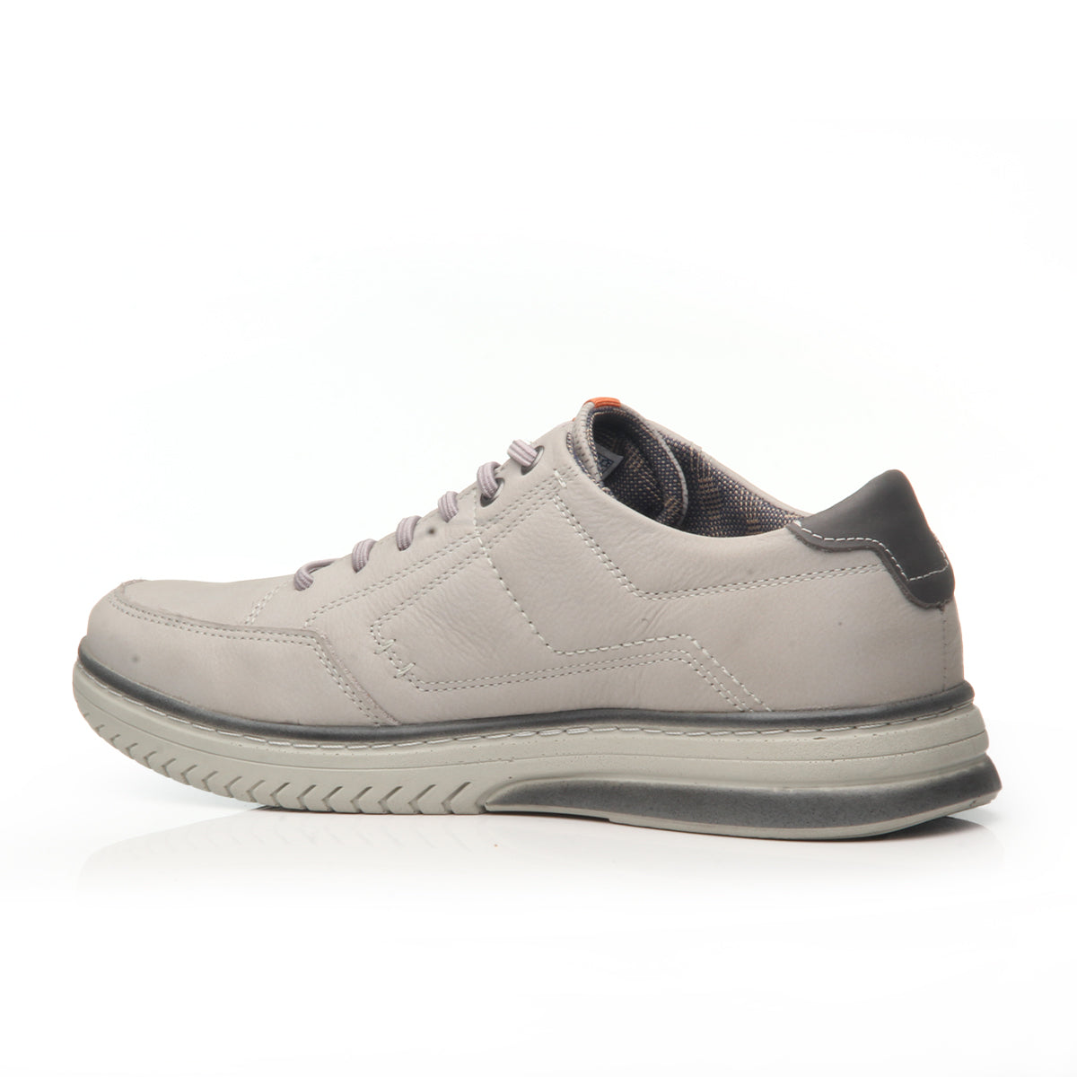 ZAPATILLA HOMBRE PEGADA CUERO SILVER 111402-06
