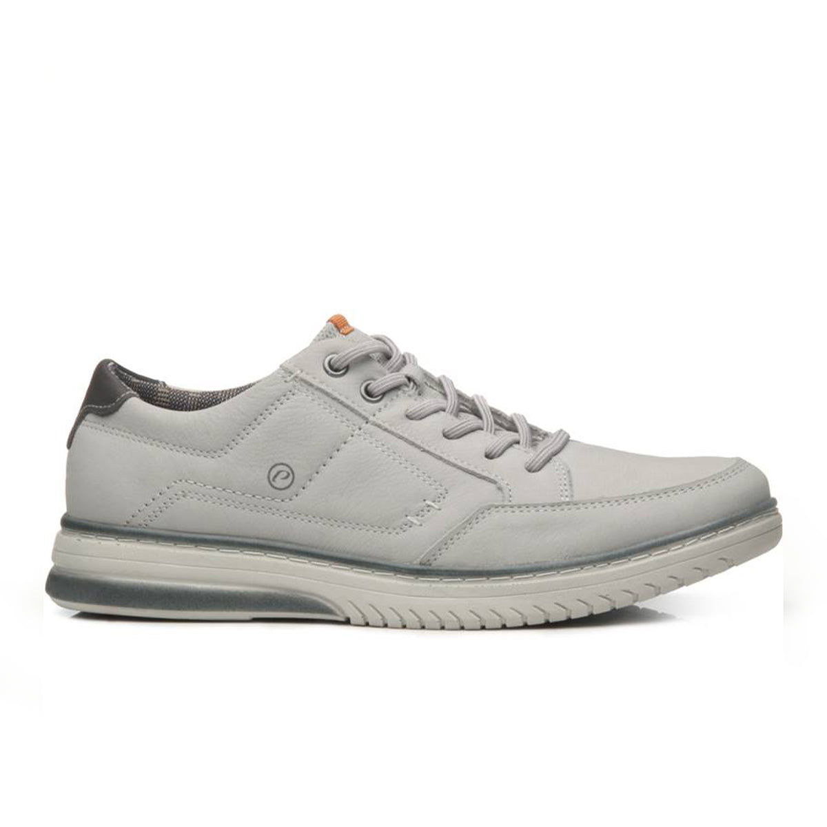 ZAPATILLA HOMBRE PEGADA CUERO SILVER 111402-06