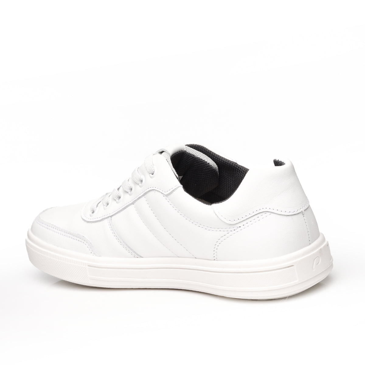 ZAPATILLA HOMBRE PEGADA CUERO BRANCO/MARINHO 111502-01