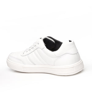 ZAPATILLA HOMBRE PEGADA CUERO BRANCO/MARINHO 111502-01