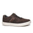 ZAPATILLA HOMBRE PEGADA CUERO CHOCOLATE 111502-08