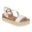 SANDALIA MUJER STHEF CASUAL BEIGE 8043 Sthef