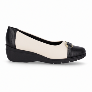 ZAPATO JOANETE MUJER PICCADILLY PRETO/OFF WHITE 11713700000001