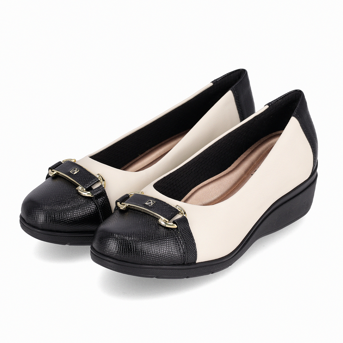 ZAPATO JOANETE MUJER PICCADILLY PRETO/OFF WHITE 11713700000001